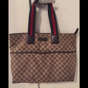 Gucci Tote diaper bag Classic design
